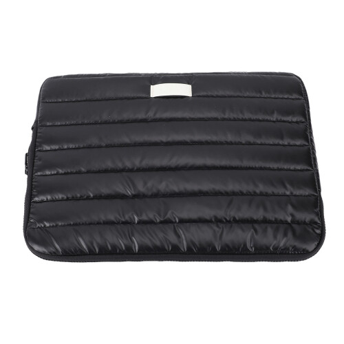 Leichter 14" gesteppter Puffer-Laptoptasche, 36x26cm, Schwarz