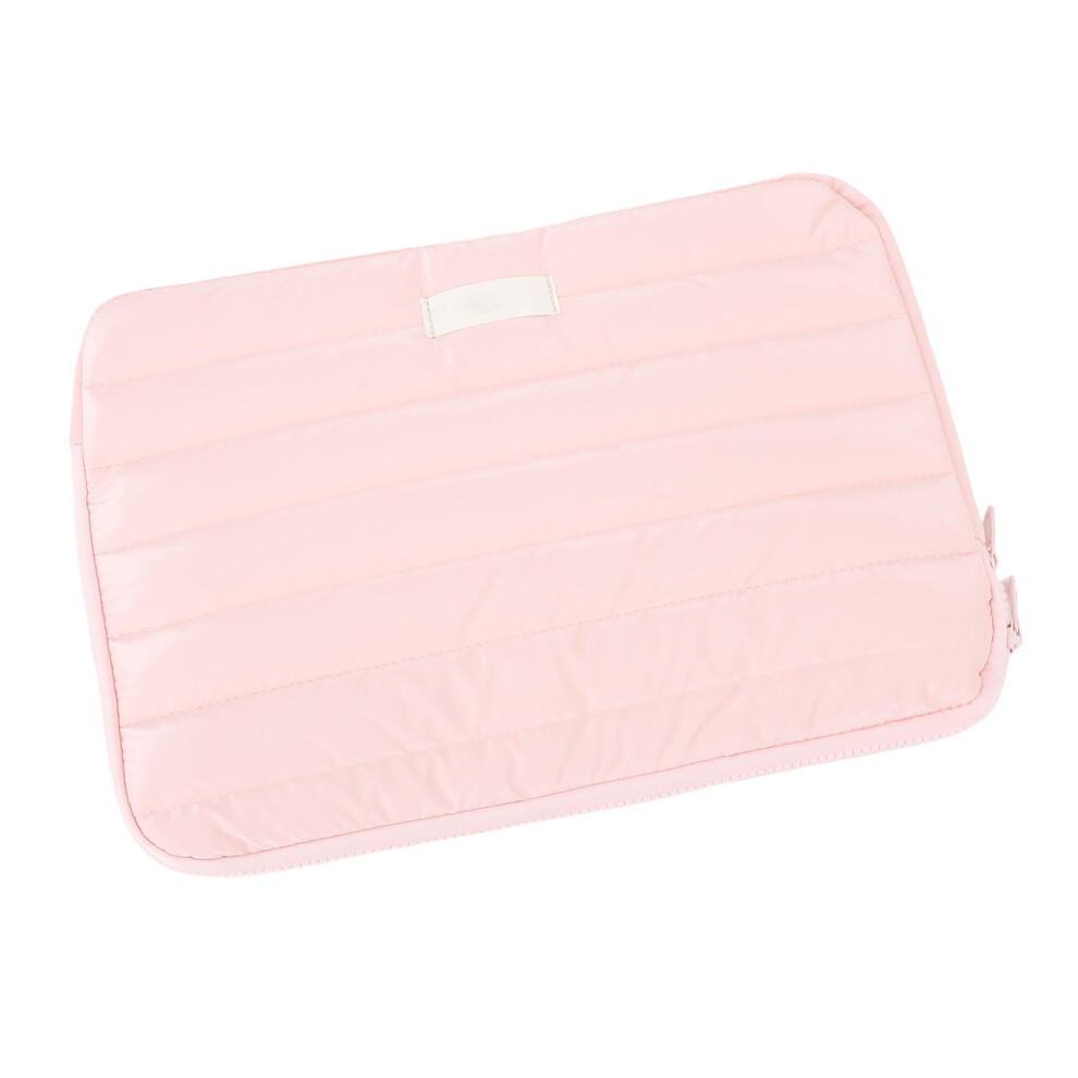 Pink Puffy 13.3 Inch Laptop Sleeve Case Quilted For 13" Laptops
