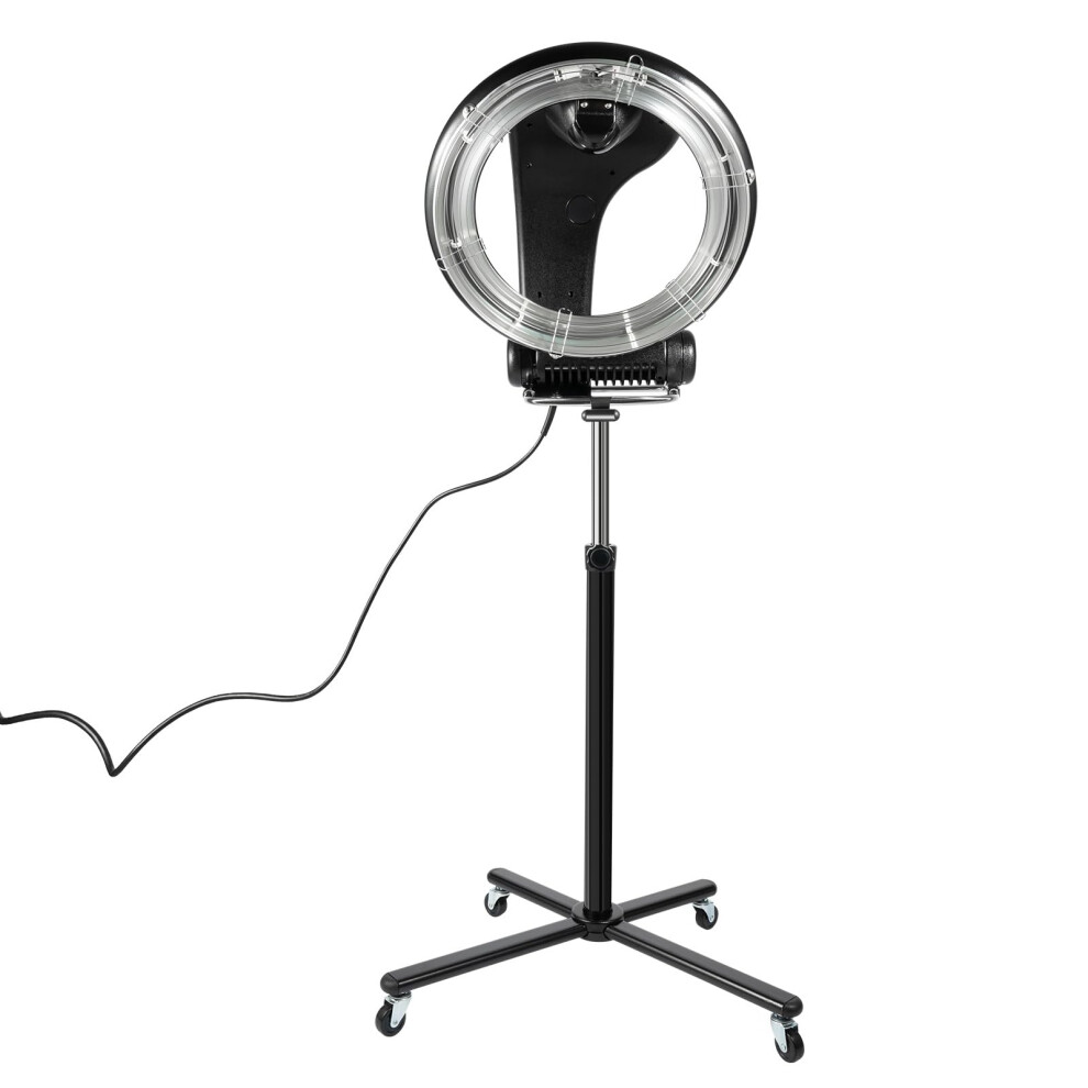 Professional Salon Infrared Hair Dryer with 360 Coverage, Adjustable Height and 6 Modes, 1000W