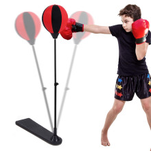Boxing Bag With Stand Height Adjustable For Kids With Gloves And Base Sport Toy Set Aged 310