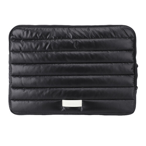 Leichter 14" gesteppter Puffer-Laptoptasche, 36x26cm, Schwarz 2