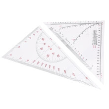 405 mm Acryl-Chartenschnittwinkel und -Protractor-Set für den Marineinsatz