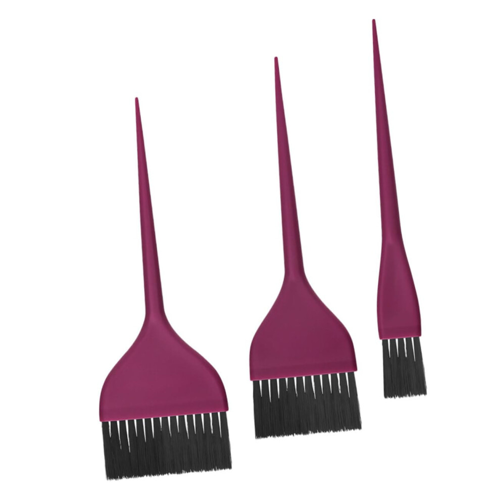 Hair Dye Brush Set 3pcs Professional Hair Coloring Tools with Soft Bristles for Salon and Home Use