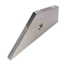 Edelstahl 4-in-1 Gitarren-Nivellierlineal, Saitenhöhen-Klötzchen-Sattel-Werkzeug