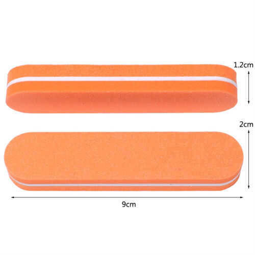 200pcs Mini Nail Buffer Blocks 100/180 Grit DoubleSided Nail Files for Smooth Edges and Shaping 1