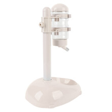 Verstellbarer Wasserspender für Haustiere und Futterspender 500 ml Beige, Stehend, 24,8 cm