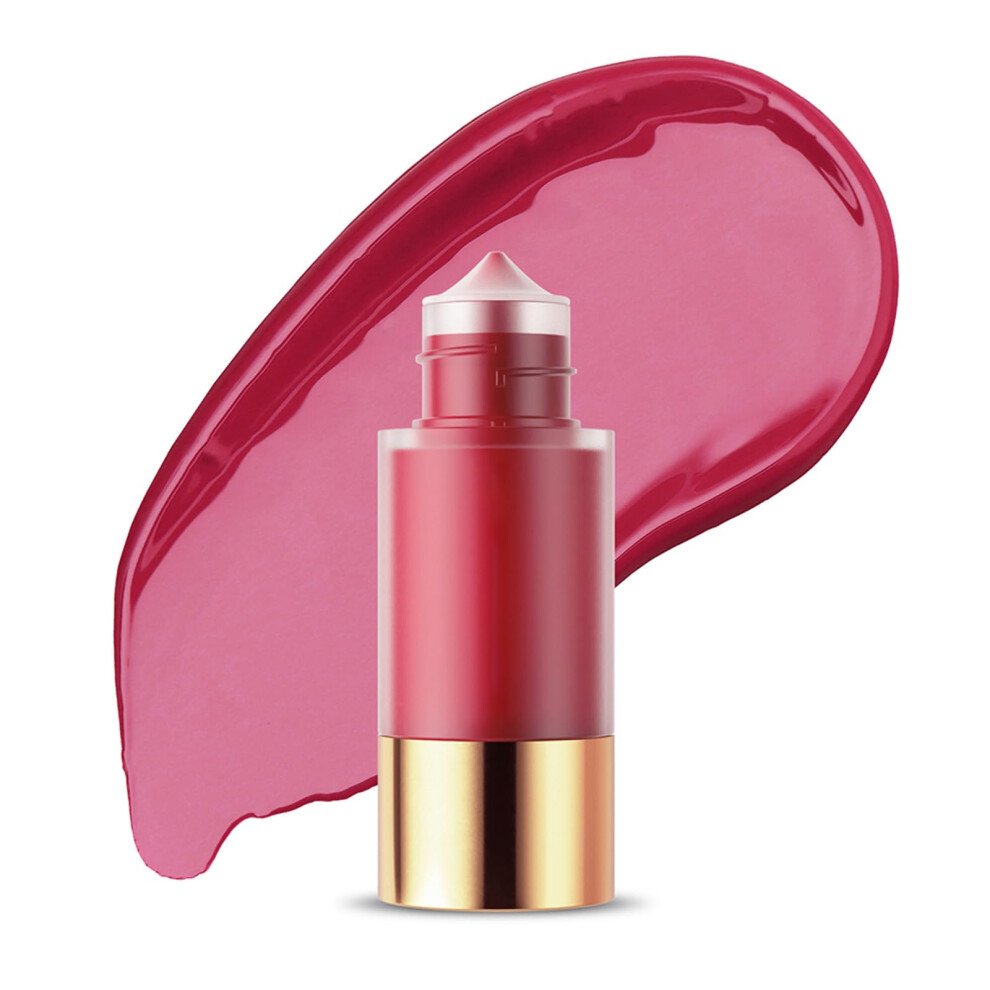 Hydrating Liquid Blush with Precise Dropper, Long Lasting Buildable Cheek Tint for Natural Glow