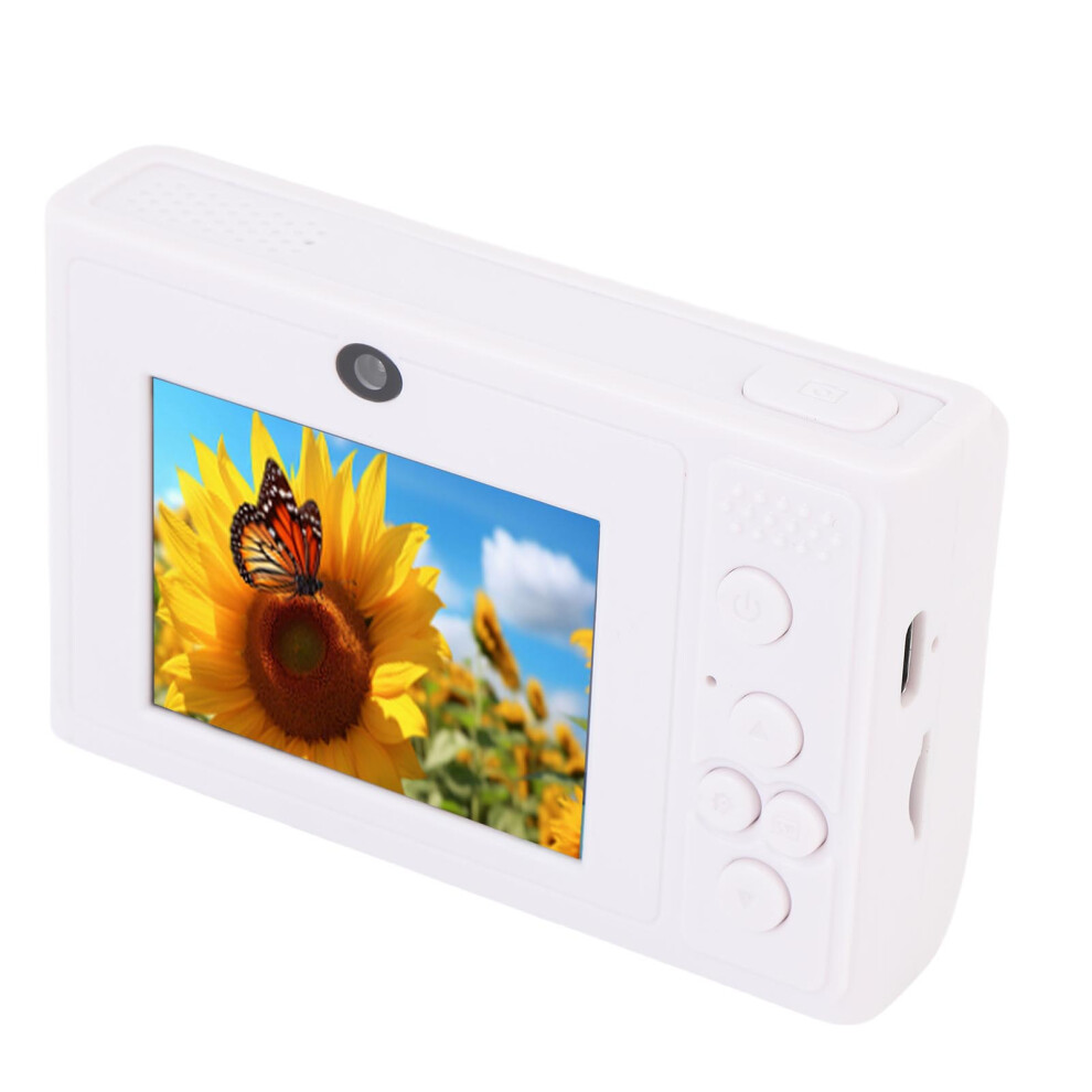 48Mp 1080P Hd Mirrorless Pocket Camera, 2.4" Screen, White 4641380716332