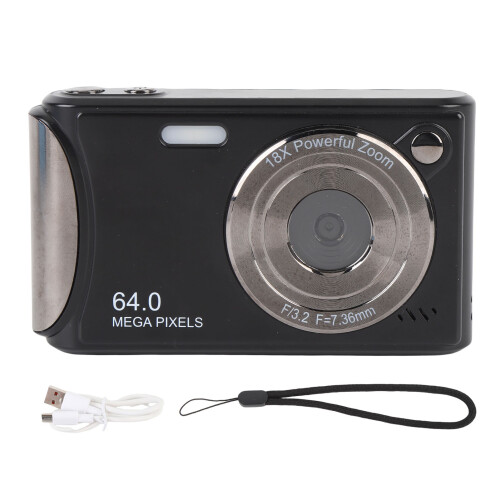 64MP 4K Video Camera with 18X Digital Zoom, 2.4" Screen 2