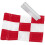 Premiums Golf Putting Targets Vlag Windbestendig-Rood en wit 1