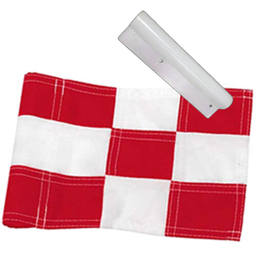 Premiums Golf Putting Targets Vlag Windbestendig-Rood en wit
