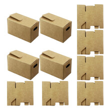 Set van 6 veelzijdige kleine dozen van kraftpapier-10