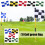 Premiums Golf Putting Targets Vlag Windbestendig-Rood en wit 3