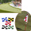 Premiums Golf Putting Targets Vlag Windbestendig-Rood en wit 5