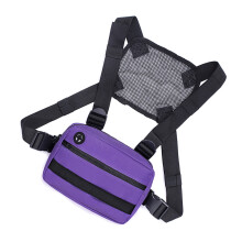 Sportborsttas Lichtgewicht ademend nylon borsttas-Paarse kleur