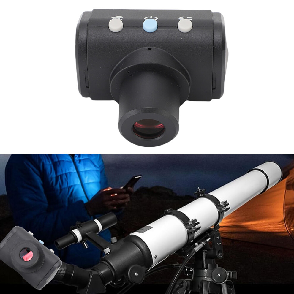 Wireless 1080P Wifi Eyepiece For Telescope & Microscope, 2Mp Black 8441383188947