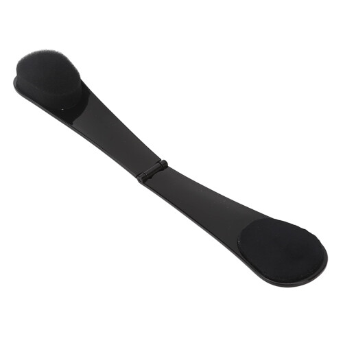 Self Tanning Back Applicator with Extendable Folding Handle and DualSided Sponge for Even Smooth Application Black
