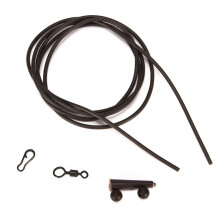 Hair Rigs PreRigged Helicopter Rig Tube For Carp Fishing Tackle Links With 6mm Beads And Soft Silicone Rubber