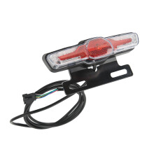 Feu arrière LED pour vélo électrique 24-48V, en ABS, signal de virage, lumière de nuit