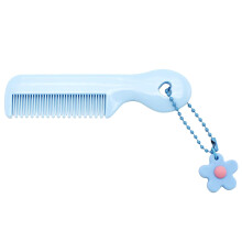 Solid Color Baby Hair Brush and Comb Set for Newborns and Toddlers with Gentle Widetooth Design
