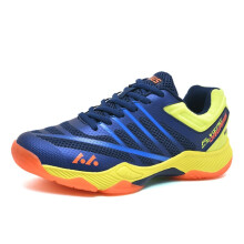 Men's Trainers Tennis Shoes Netball Trainers Squash Shoes Breathable Non Slip Blue UK 9