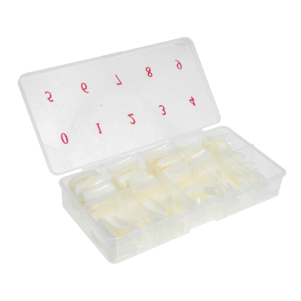 Fake Nails 1500pcs Short Full Cover Nail Tips for Women Glossy Water Resistant Durable for Weddings and Parties