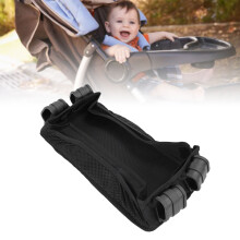 Extra Sturdy Leak-Proof Baby Stroller Snack Tray with Mesh Pockets, S