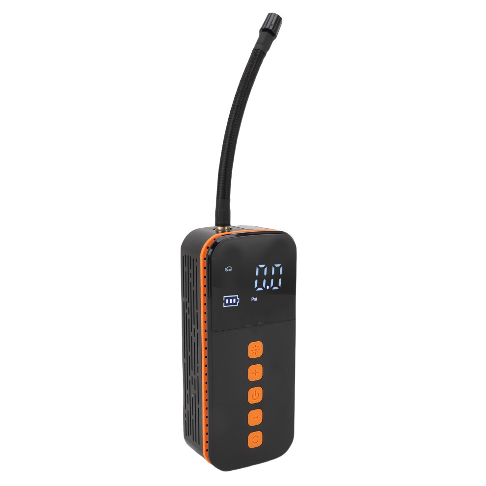 Portable Digital Tire Inflator With Led 3000Mah Battery Light 8751380718369