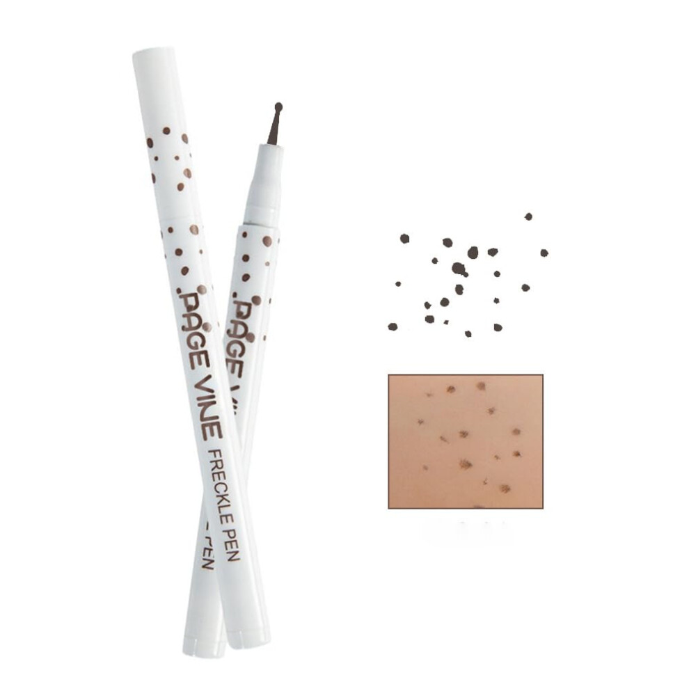 Dark/Brown Freckle Pen Waterproof Quickdry With Precision Tip For Natural Looking Fake Freckles
