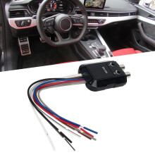 Convertitore audio per auto a 2 canali, potenza regolabile 80W, compatibilità universale