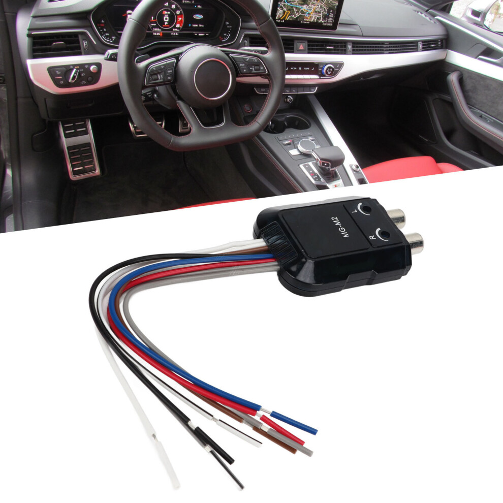 Car Audio Converter 2Ch Stereo Low To High 80W Universal Car Amplifier 4621380607045