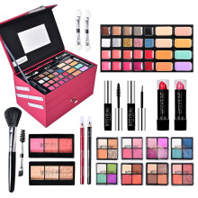 Makeup Gift Set AllinOne Kit for Women with Brushes and Tools, Holiday TravelFriendly Palette