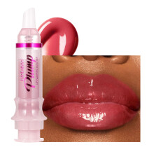 Lip Plumping Oil with Ginger Extract for Instant Fullness and Hydration, NonSticky Gloss #03 Taffy