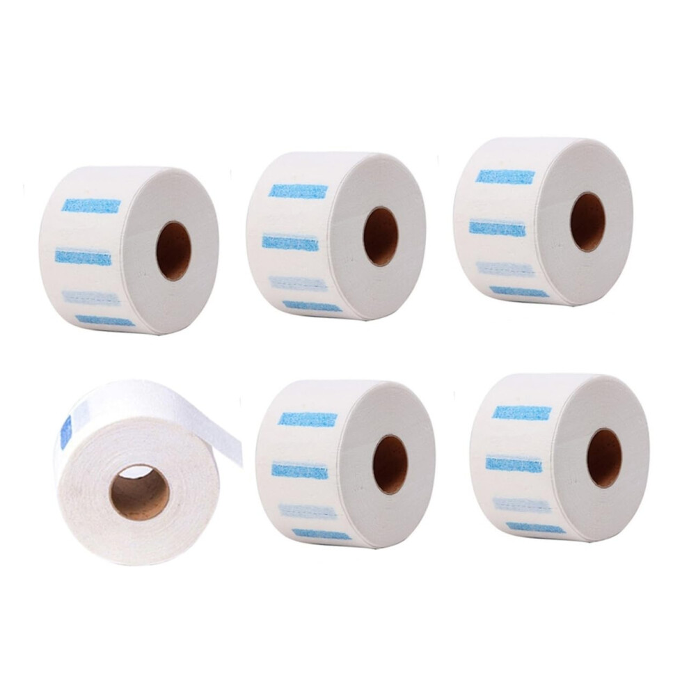 6 Pack Barber Neck Strips Waterproof Salon Neck Paper Stretchy Hygienic Haircut