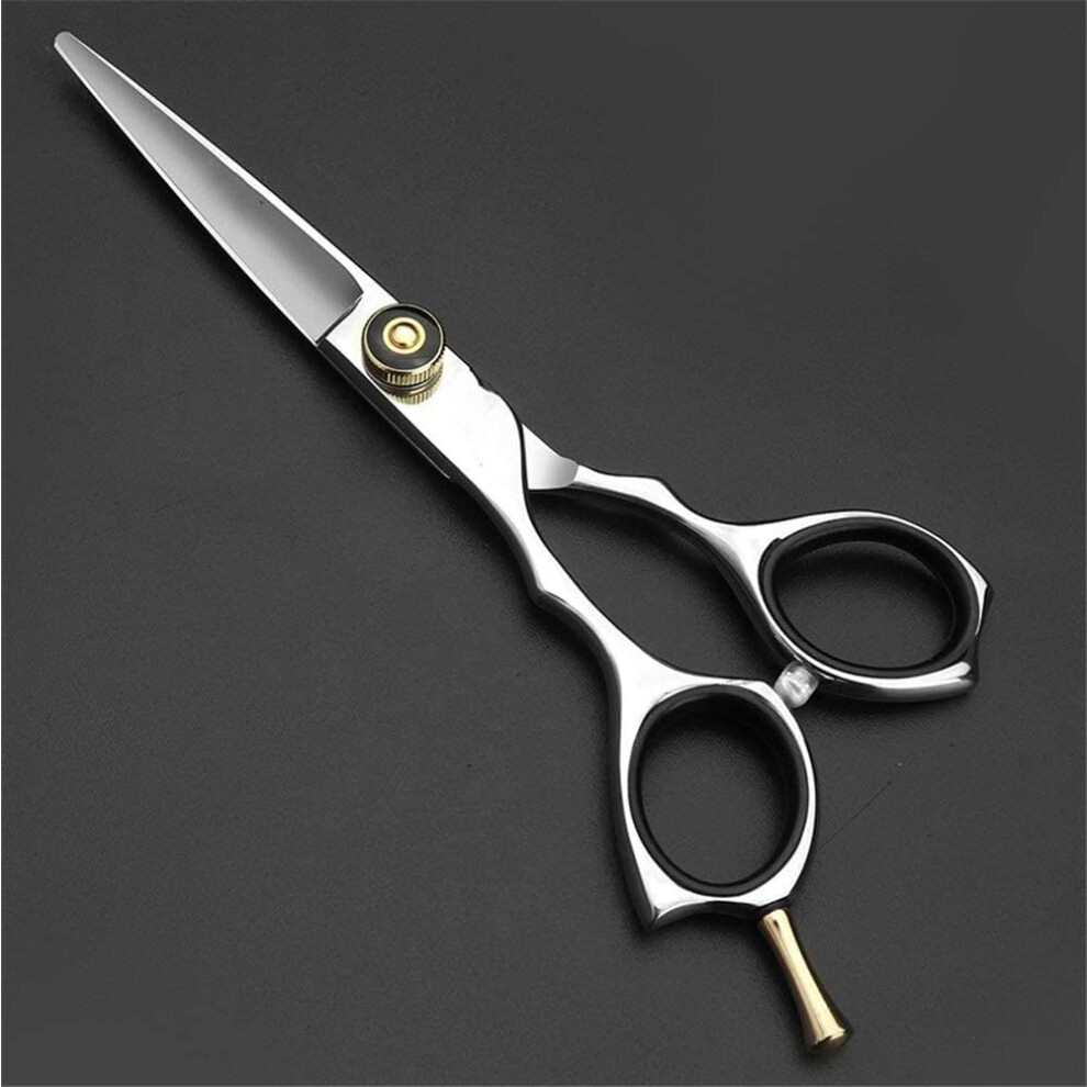 Left Handed Hairdressing Scissors 6 Inch 440C Steel Professional Barber Shears with Ergonomic Grip