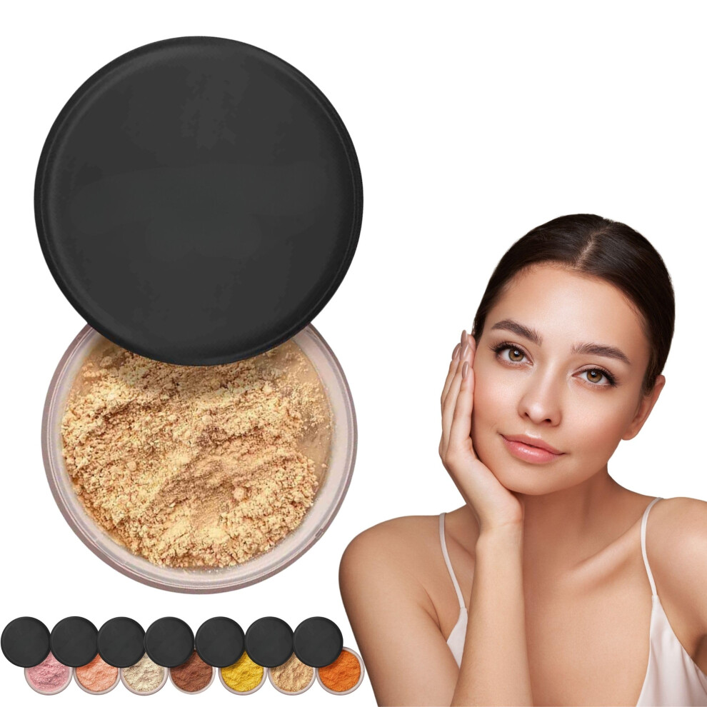 Translucent Loose Setting Powder Pink Waterproof Long Lasting Oil Control for All Skin Types 03#