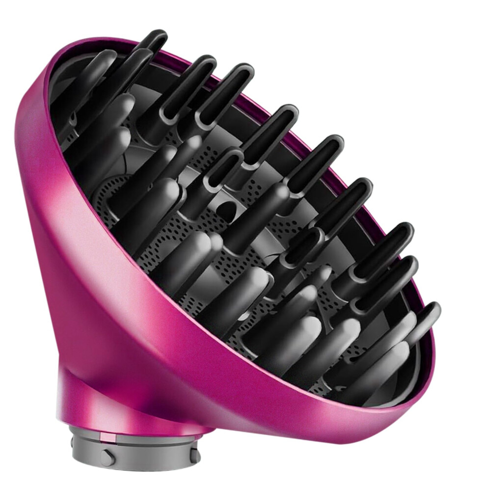 Red Airwrap Diffuser Attachment For Dyson Hs05 Hs03 Hs01, Larger Nozzle Converts Styler To Hair Dryer, Rose
