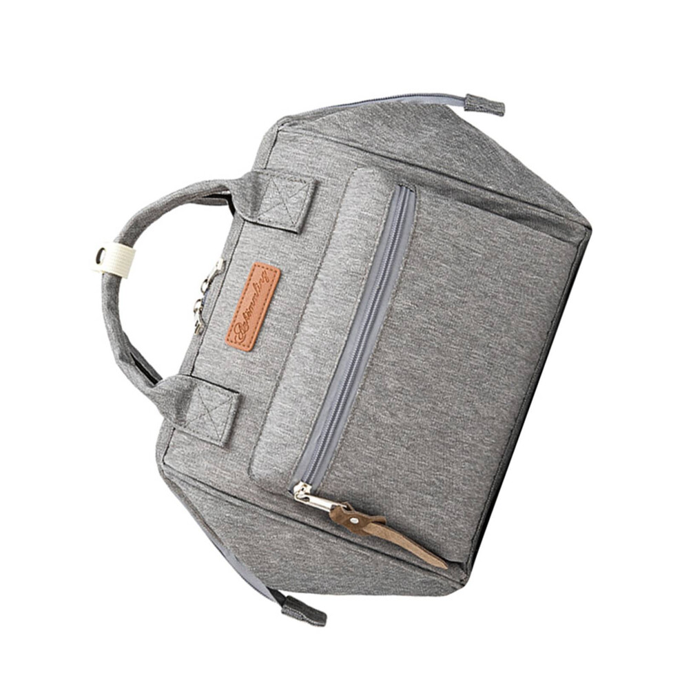 Water-Resistant Multi-Compartment Diaper Bag 23.5x13.5x22cm for Mom