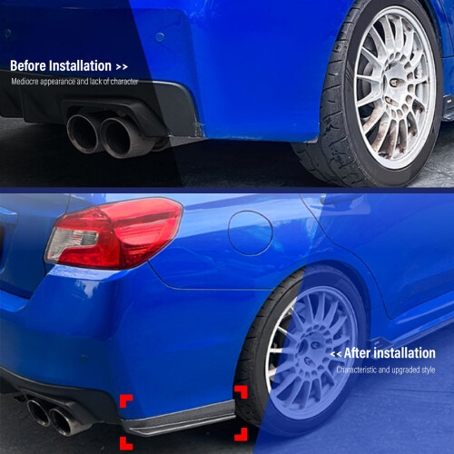 2-teiliger L/R-Diffusor Impreza WRX STI VA 2015-21 Carbon 2