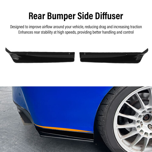 WRX STI VA 2015-2021 2-teiliger Diffusor Hochglanz-Schwarz 2