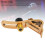 4 Pcs Gold Drum Microphone Clamp 5/8 Inch Adjustable Shockproof Holder 6