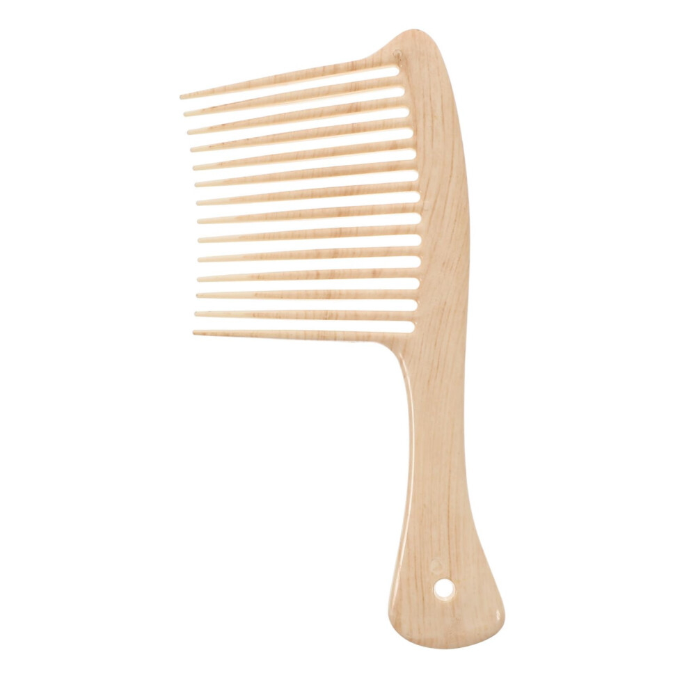Unisex Wide Tooth Detangling Comb For Curly And Thick Hair With Frizz Reduction And Scalp Massage