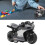 Pull Back Alloy Motorcycle Toy Grey, 9cm Kids Gift Collection 8
