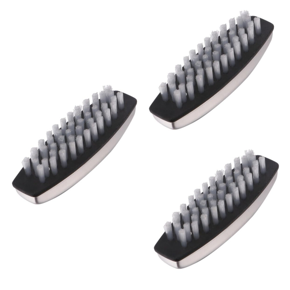 3pcs Stainless Steel Nail Cleaning Brush for Odor Removal After Garlic Onion Fish Handling