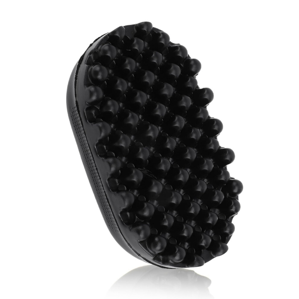 Afro Hair Curling Brush with Rubber Twist Comb, Effortless Styling for Textured Hair, Washable