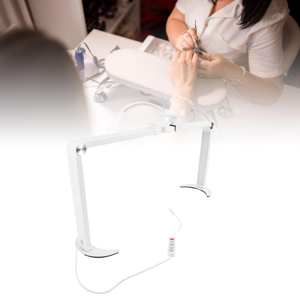 Nail Table Lamp 35W UShaped LED with Adjustable Brightness for Lash Extensions and Nail Art