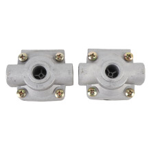 2 Stück Metall-Schnellverschlussventil 1 PSI 3/8 Zoll Für Nutzfahrzeuge