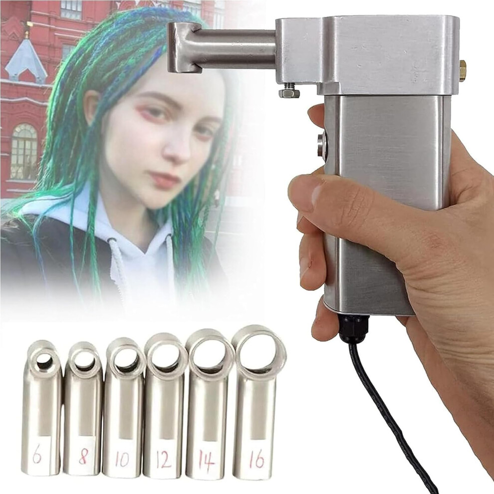 Unisex Automatic Dreadlock Maker With 20 Needles, Fast Crochet Hair Braiding Tool For Locs 16Mm