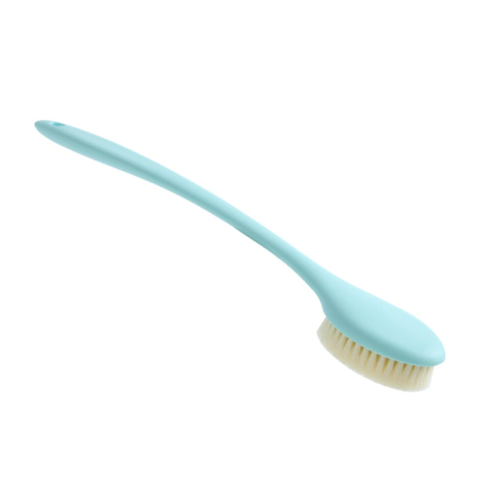 Back Scrubber for Shower with Ergonomic Long Handle and Soft Bristles for Wet and Dry Use