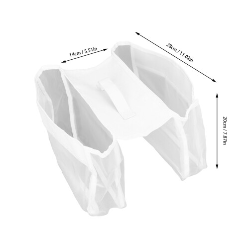 Large Capacity Mesh Bath Toy Organizer 14x20x28cm for Quick Drying 1